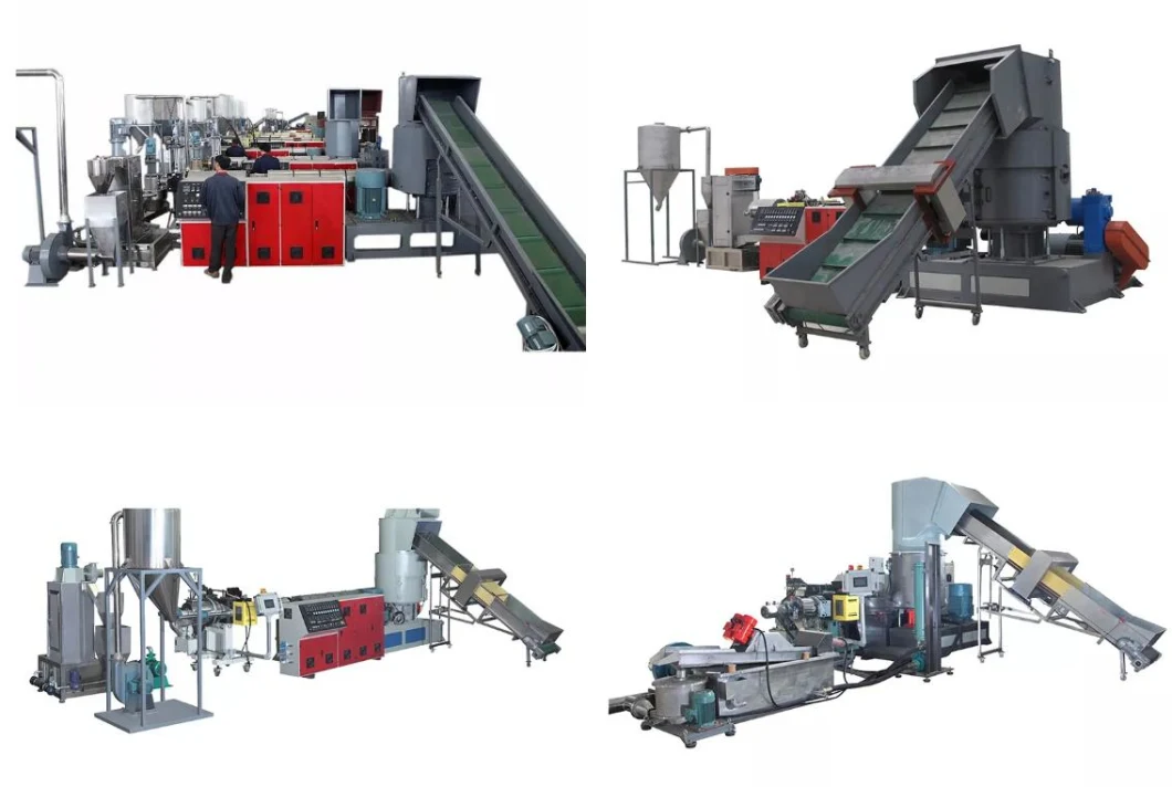 Pet/PP/PE/ Agricultural Film/Woven Bag/Bottle Flakes /Lumps/Board / Pipes Plastic Recycling Washing Pelletizing Machine