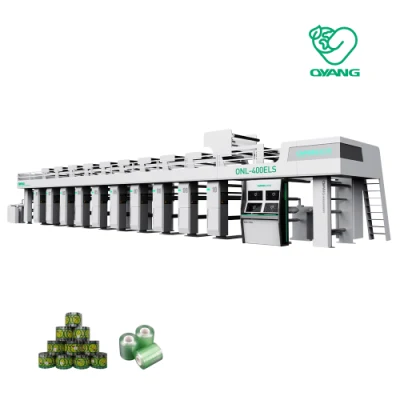 Rotograbado automático Web Máquina de impresión estable de alta calidad Impresora de huecograbado OEM Onl-400els