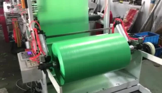 Precio PE Biodegradable precortado Cordón Draw Tape Ribbon-Through Coreless Basura Máquina para fabricar bolsas de basura con ligadura
