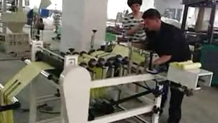 Máquina para fabricar bolsas de basura de plástico con cordón médico desechable de buena calidad