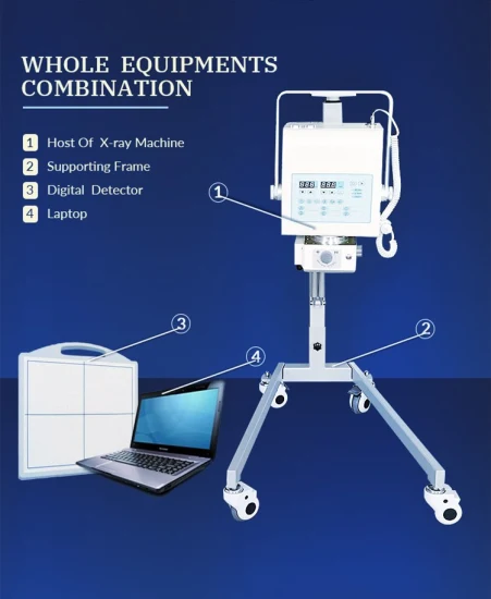 My-D019A Medical Hospital Instrument Equipo de rayos X portátil digital