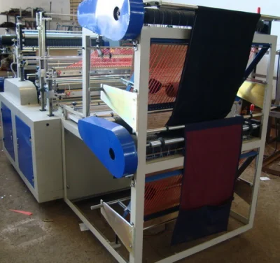 Máquina para fabricar bolsas con ruedas para grandes cantidades de camisetas/bolsas planas